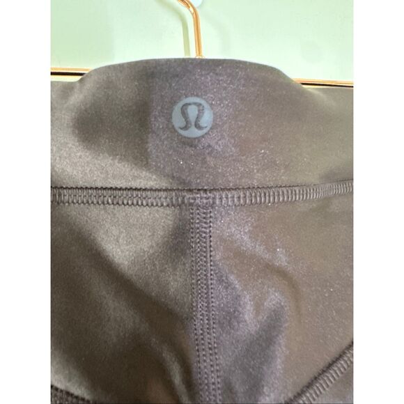 Lululemon Brown Satin Shine HR Tight 25” Inseam Size 6 New - Picture 4 of 5